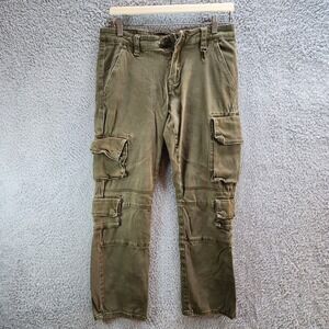 Rue21 Supreme Flex Cargo Jeans Mens 30 X 30 (Fits 30x27.5) Olive Green Utility